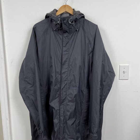 L.L. Bean Rain Jacket Mens XLT Gore-Tex Long Black Jacket - Picture 11 of 12